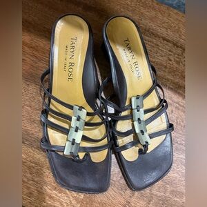 Taryn Rose shoes. Brown. Low heel. Sandals. 37.5